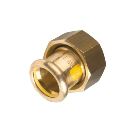 Image du produit RACCORDS 2 PI&Egrave;CES JOINT PLAT CUIVRE &Agrave; SERTIR GAZ