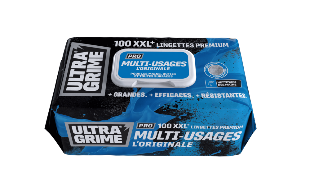 Image du produit UltraGrime PRO Multi-usage Lingettes Premium XXL+ 100pk