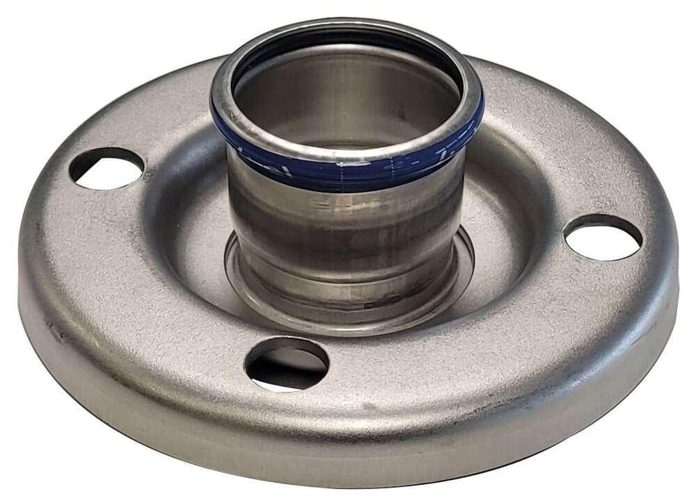 Image du produit BRIDE INOX TOURNANTE 316 AVEC MANCHON A SERTIR DIA 54