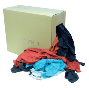 Image produit CARTON DE CHIFFONS COULEUR 8KG